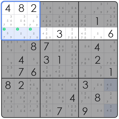 sudoku with auto candidate